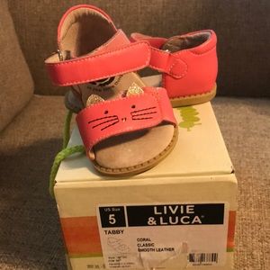Livie and Luca coral sandal